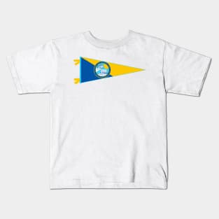 Santa Ana Flag Pennant Kids T-Shirt